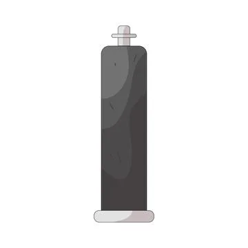 Illustration of oxygen tank Stock Illustration