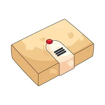 Illustration of package box Stock Illustration