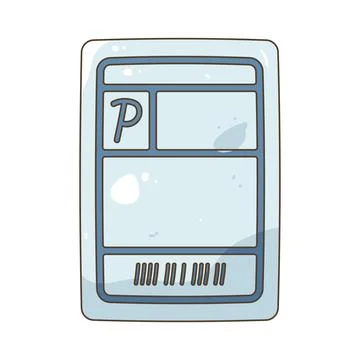 Illustration of package label Stock Illustration