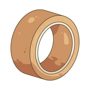 Illustration of Package tape Illustrazione stock