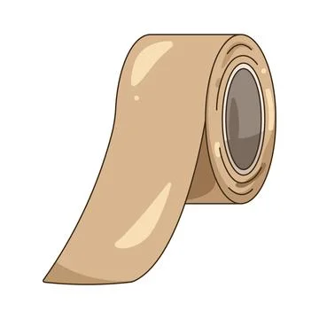 Illustration of Packaging tape Stock Illustration