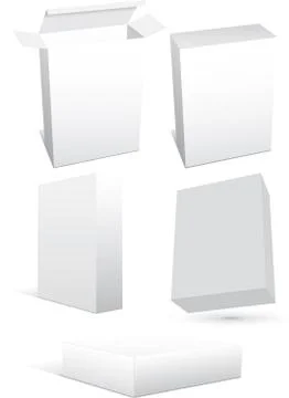 Illustration of packing box, with white background vector Stock Illustration