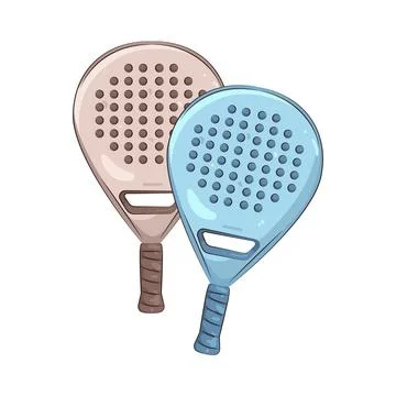 Illustration of padel racket Stock Illustration