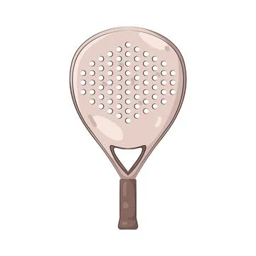 Illustration of padel racket Stock Illustration