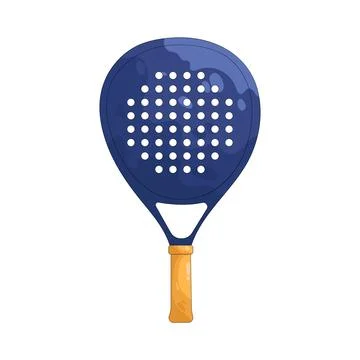 Illustration of padel racket Stock Illustration