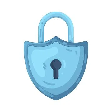 Illustration of padlock Stock Illustration