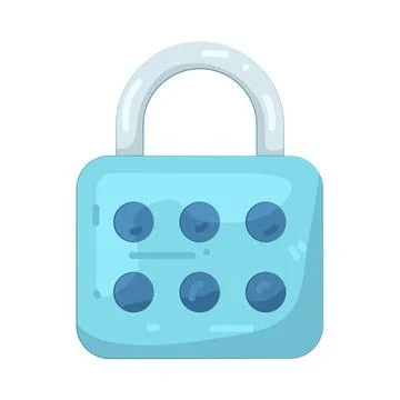 Illustration of padlock Stock Illustration