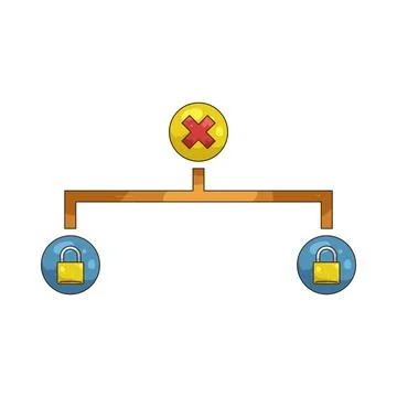 Illustration of Padlock Stock-Illustration