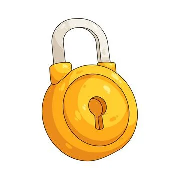 Illustration of padlock Illustration