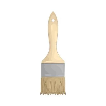 Illustration of Paint Brush Stock Illustration