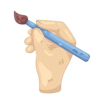 Illustration of paint brush Stock Illustration