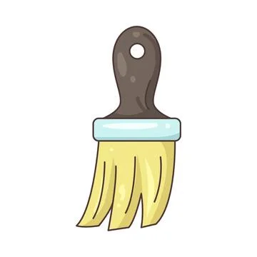Illustration of paint brush イラスト素材
