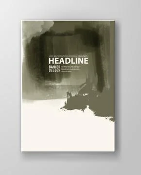 Illustration of painted grunge elements. イラスト素材