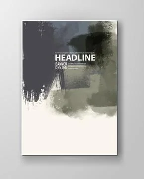 Illustration of painted grunge elements. イラスト素材