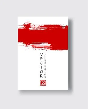 Illustration of painted grunge elements. イラスト素材