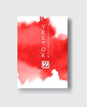 Illustration of painted grunge elements. Stock Illustration