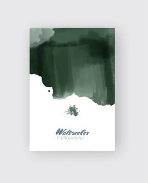 Illustration of painted grunge elements. Stock Illustration