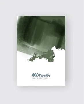 Illustration of painted grunge elements. Stock Illustration