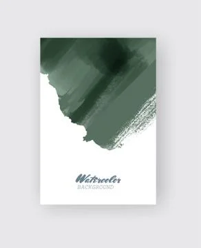 Illustration of painted grunge elements. Stock Illustration