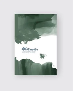 Illustration of painted grunge elements. Stock Illustration