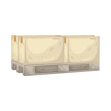 Illustration of pallet 库存插图