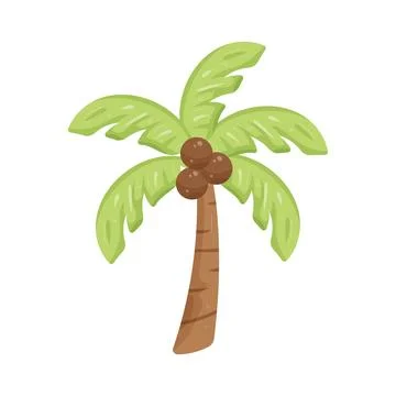 Illustration of palm tree Stock Illustration