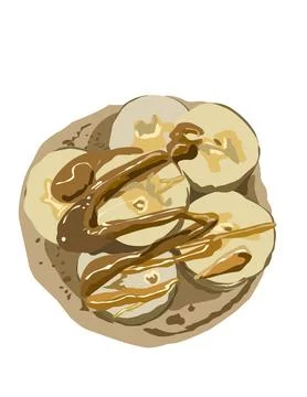 Illustration of pancake Stock Illustration