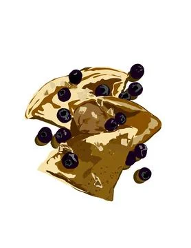 Illustration of pancake Stock Illustration