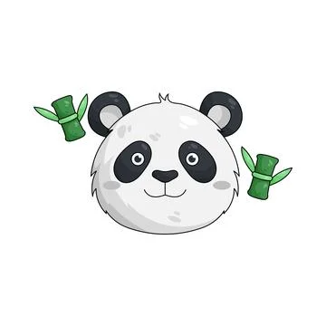 Illustration of panda Illustrazione stock
