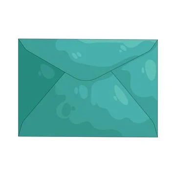Illustration of paper envelope Stock Illustration