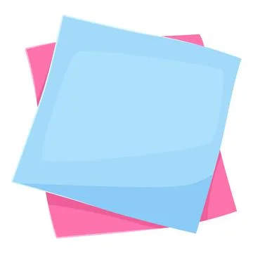 Illustration of paper stack. Office supply, accessory for school and work. Stockillustratie