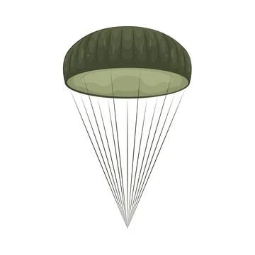 Illustration of Parachute Stock Illustration