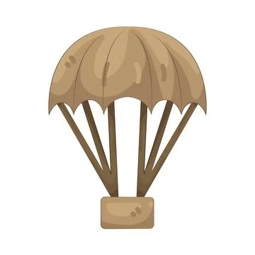 Illustration of parachute Stock Illustration