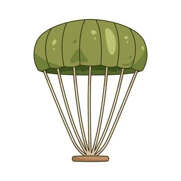 Illustration of parachute Stock Illustration