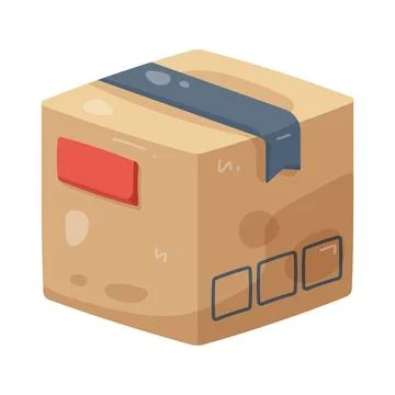 Illustration of parcel Stock Illustration