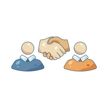 Illustration of Partnership Ilustração Stock