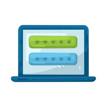 Illustration of password イラスト素材