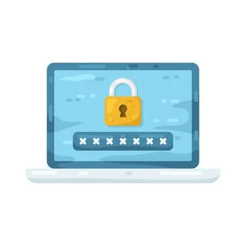 Illustration of password Stock Illustration
