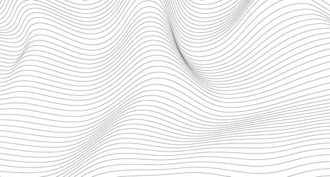 Illustration of the pattern of black lines on white background Stock Illustration