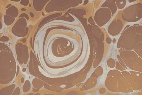 Illustration of a pattern with brown and white colors splashed in a mix Stock Illustration