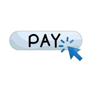 Illustration of pay button click Stock Illustration
