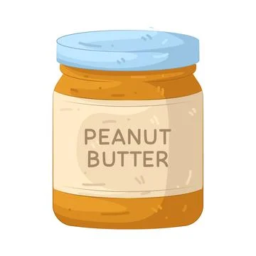 Illustration of Peanut butter Stock Illustration