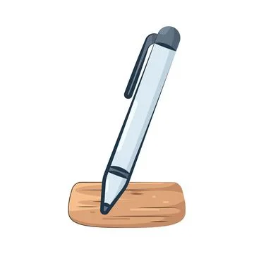 Illustration of pen Illustrazione stock