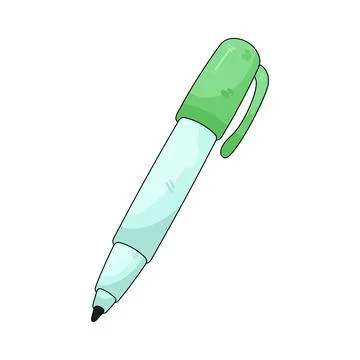 Illustration of pen 스톡 일러스트