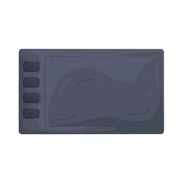 Illustration of pen tablet イラスト素材