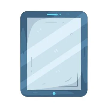 Illustration of pen tablet Stockillustratie