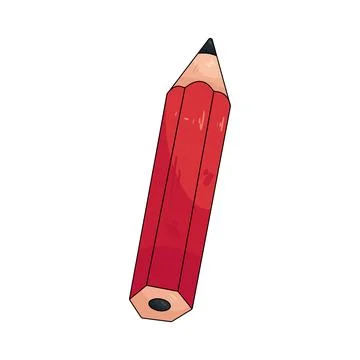 Illustration of pencil Stock Illustration