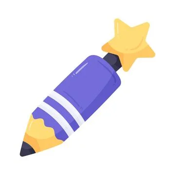 Illustration of pencil Stock Illustration