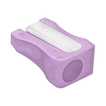 Illustration of pencil sharpener Illustrazione stock