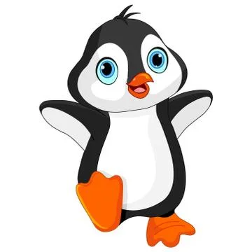 Illustration penguin. Stock Illustration